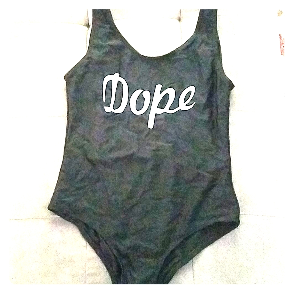 "Dope" Onepiece Swimsuit